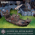 Hexengarde - The 'Gilded Eel' River Barge