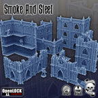 Smoke And Steel - Warhammer 40k WTC Terrain Medium Set