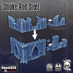 Smoke And Steel - Warhammer 40k WTC Terrain Medium Set