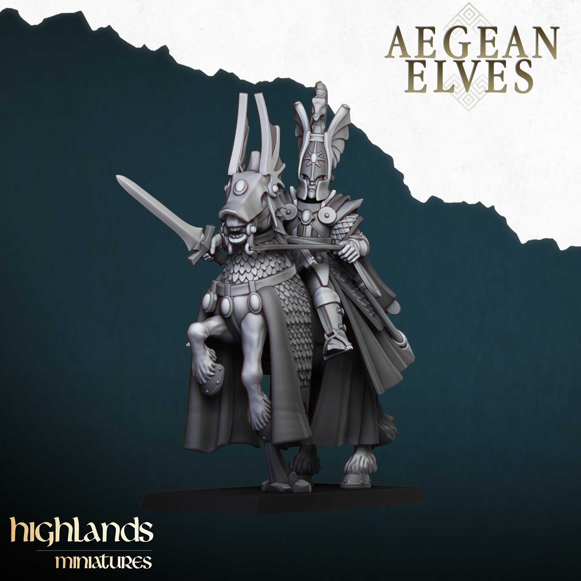 Aegean Elf Mounted Lord