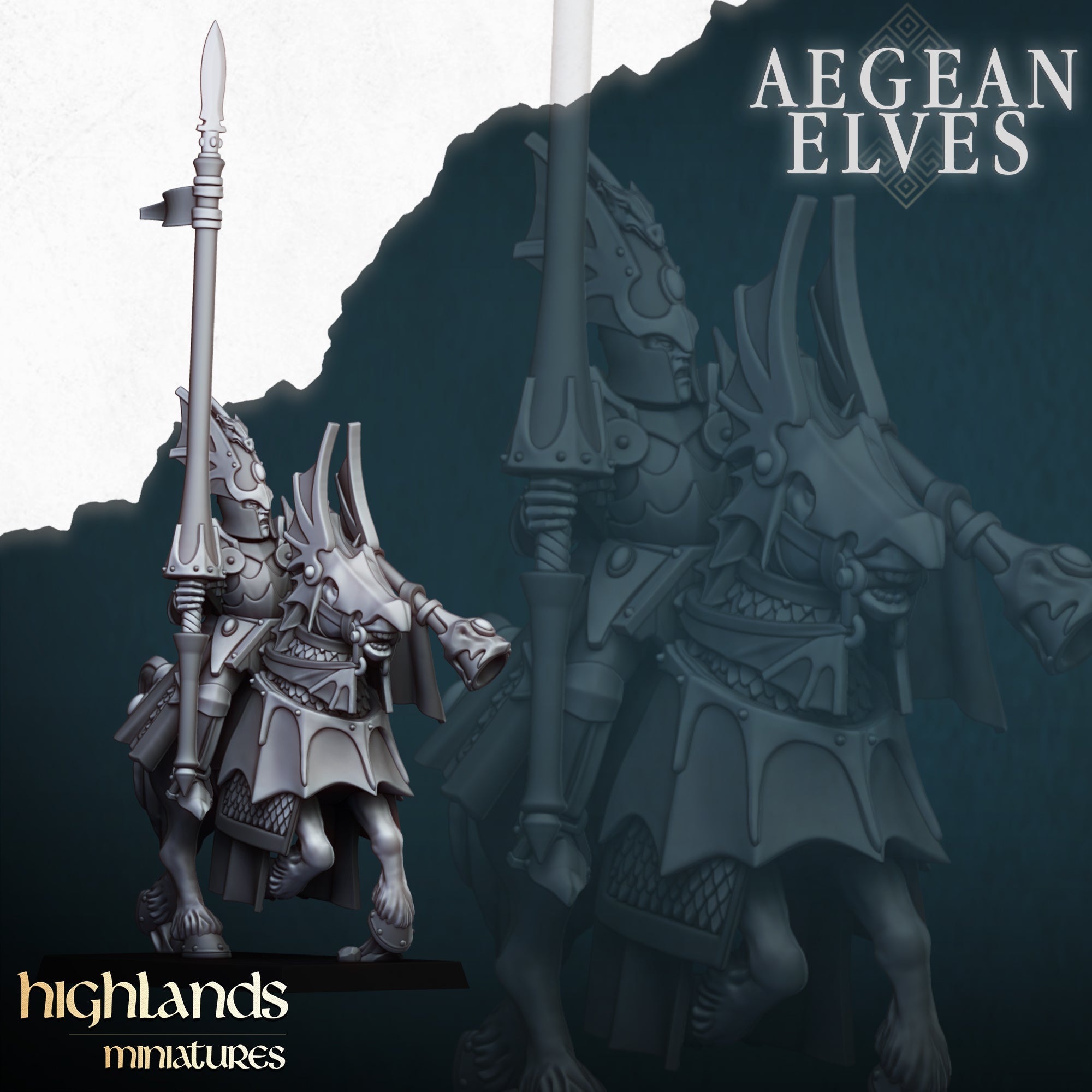 Aegean Elves Mounted Dragons