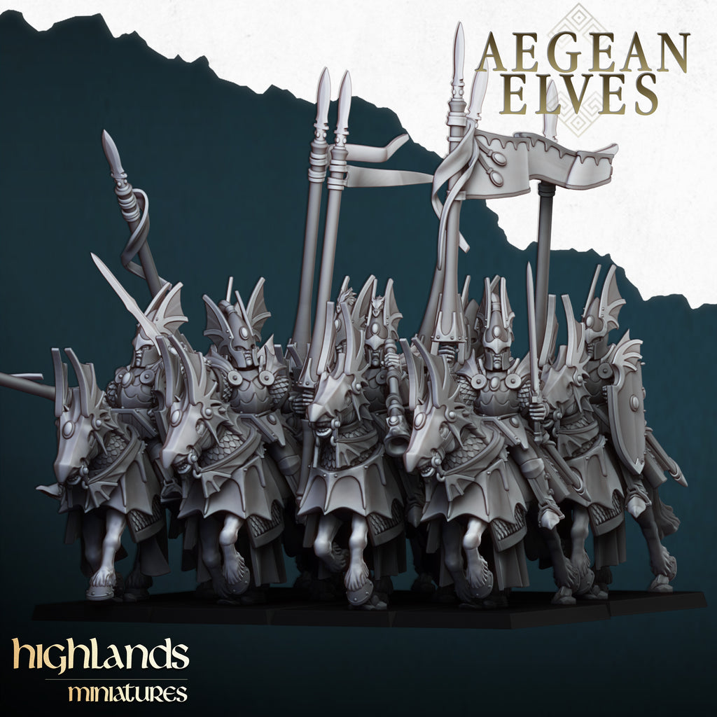 Aegean Elves Mounted Dragons