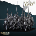 Aegean Elves Mounted Lances