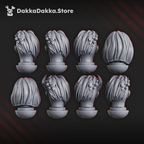 Battle Witches Heads Set x8