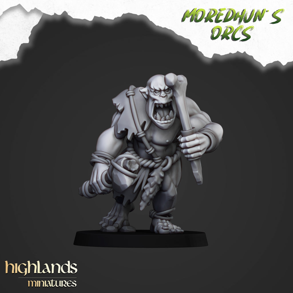 Cave Orcs with Hand Weapons - Moreduhn's Orcs
