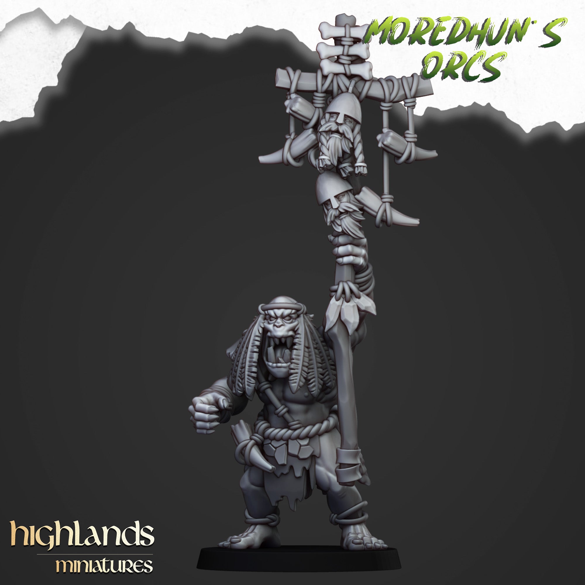 Cave Orcs with Spears - Moreduhn's Orcs