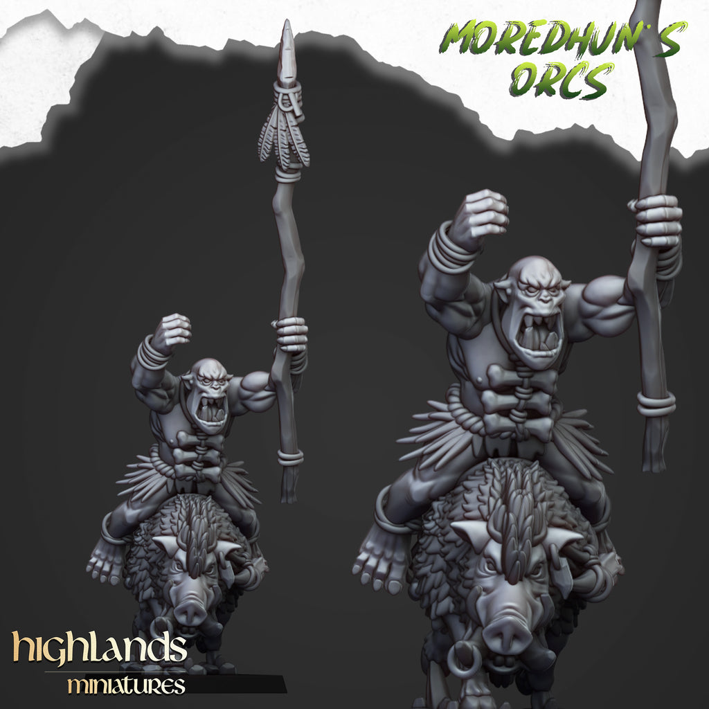 Mounted Cave Orcs