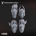 Moon Blades Heads Set (4 heads)
