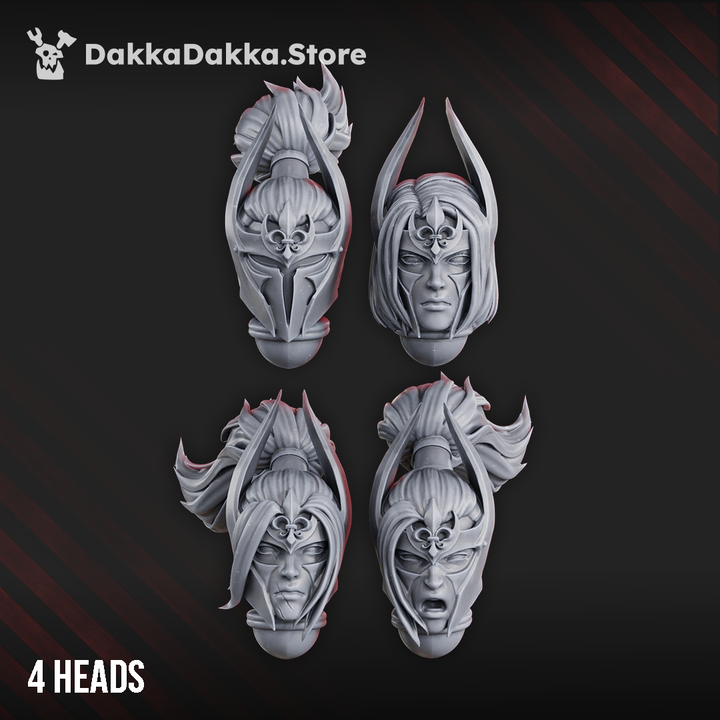 Moon Blades Heads Set x4