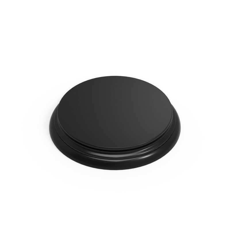 Plinth Round - Black - 13cm