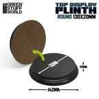 Plinth Round - Black - 13cm