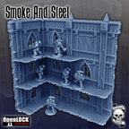 Smoke and Steel - Large WTC L-Shaped Ruin