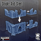 Smoke and Steel - Small WTC L-Shaped Ruin