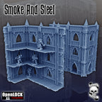 Smoke and Steel - Large WTC L-Shaped Ruin