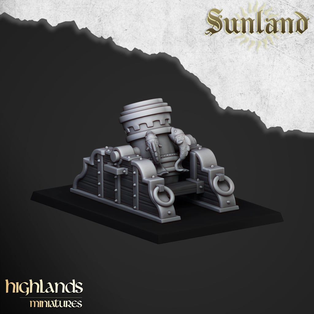 Sunland Artillery (Mortar, Volley Gun, Rocket Launcher)