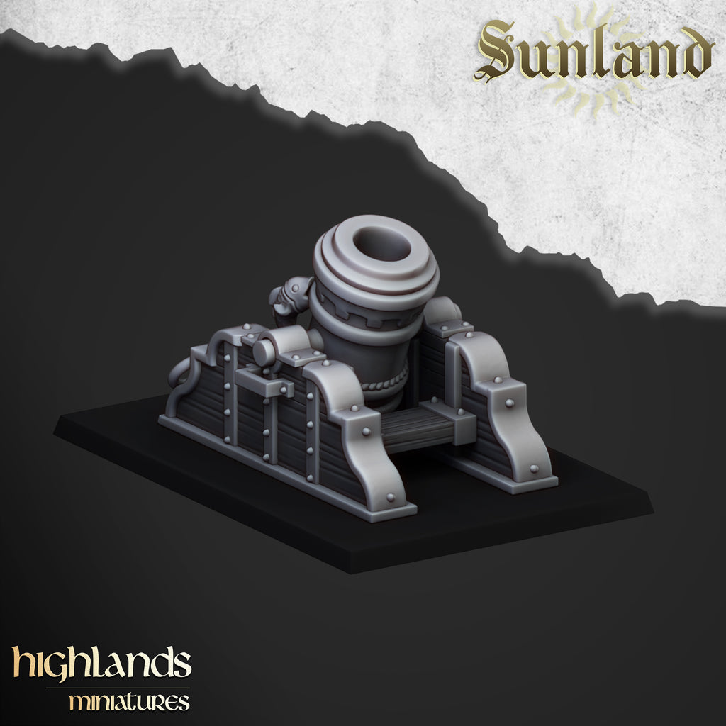 Sunland Artillery (Mortar, Volley Gun, Rocket Launcher)