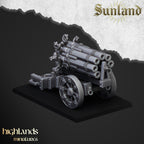 Sunland Artillery (Mortar, Volley Gun, Rocket Launcher)
