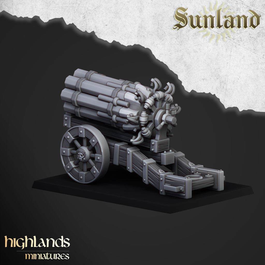 Sunland Artillery (Mortar, Volley Gun, Rocket Launcher)