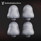 Silver Guards Heads Set