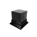 Plinth Block - Black - 6x6 cm