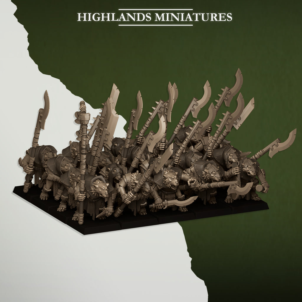 Vermin Vanguard with Two Handed Weapons.