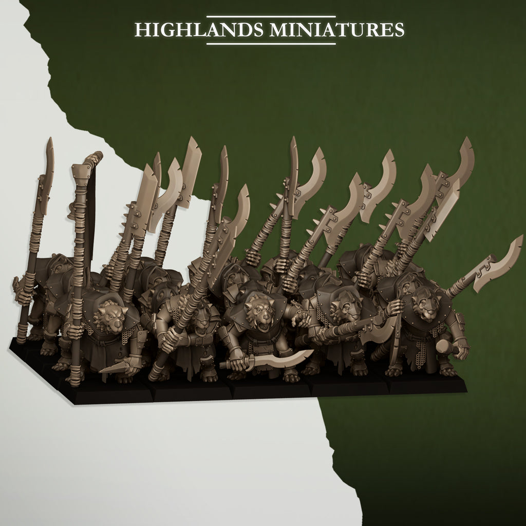Vermin Vanguard with Two Handed Weapons.