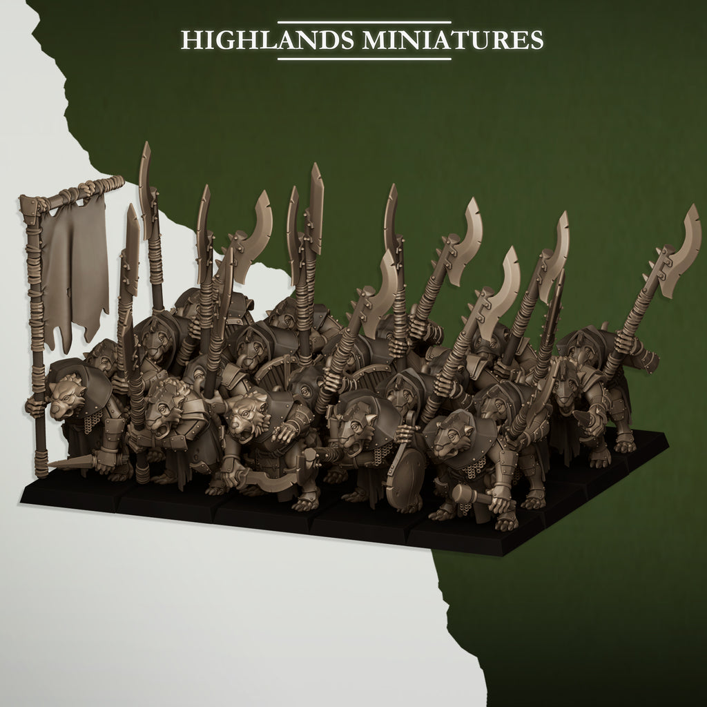 Vermin Vanguard with Two Handed Weapons.